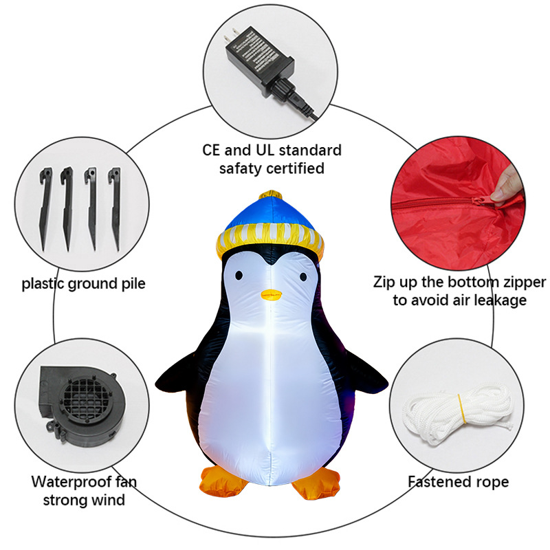 1,5M Kerstpinguïn Opblaasbaar  - Outdoor Lighting For Christmas recensie en prijs