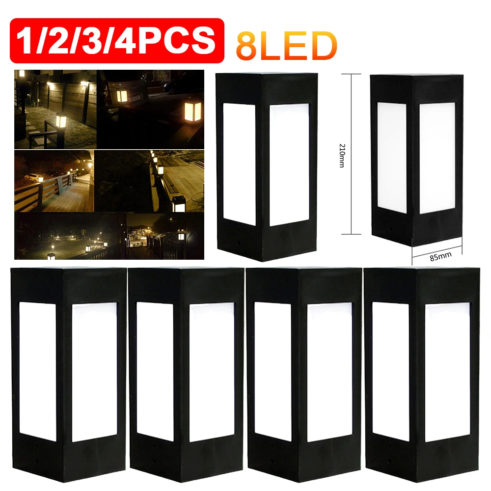 1-4Pc Zonne-Hek Paal Led Cap L - Post Cap Light recensie en prijs