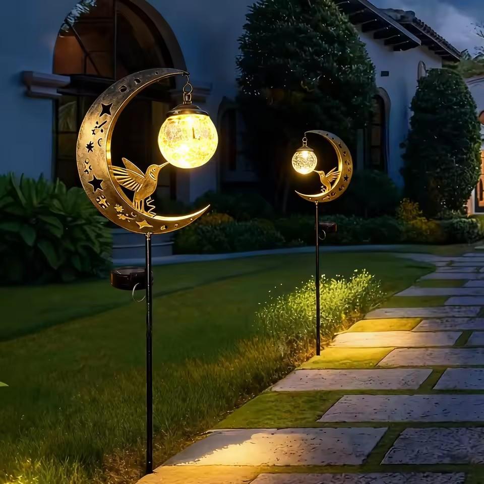 Solar Lawn Light Iron Hummingb - Outdoor Lighting Yard Decoration recensie en prijs